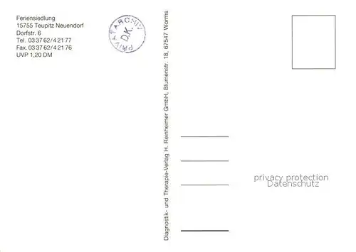 AK / Ansichtskarte Neuendorf_Teupitz Feriensiedlung Swimming Pool Neuendorf Teupitz