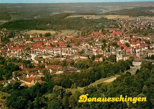 AK / Ansichtskarte Donaueschingen Fliegeraufnahme Donaueschingen