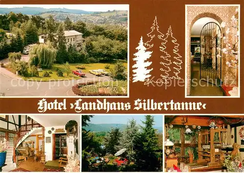 AK / Ansichtskarte Rotenburg_Fulda Hotel Landhaus Silbertanne Garten Rotenburg Fulda