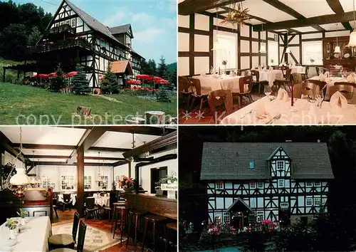 AK / Ansichtskarte Rotenburg_Fulda Hof Guttels Cafe Restaurant Fremdenzimmer Rotenburg Fulda