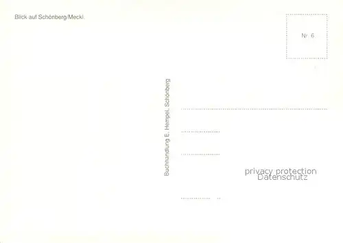 AK / Ansichtskarte Schoenberg_Mecklenburg Stadtpanorama Oberteich Rupensdorfer Teiche Schoenberg_Mecklenburg