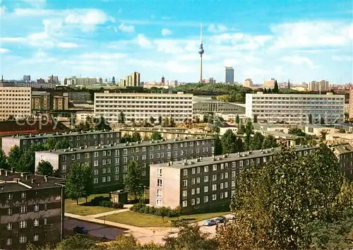 AK / Ansichtskarte Berlin Blick vom Volkspark Prenzlauer Berg Fernsehturm Hauptstadt der DDR Berlin