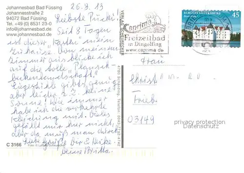 AK / Ansichtskarte Bad_Fuessing Johannesbad Bad_Fuessing