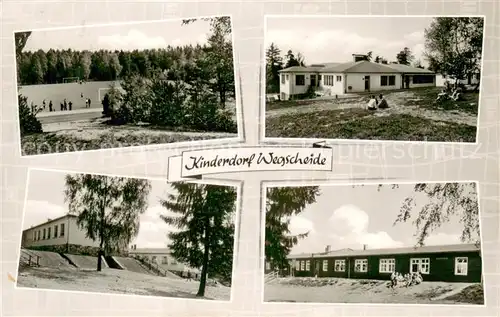 AK / Ansichtskarte Wegscheide_Bad_Orb Kinderdorf Frankfurter Schullandheim Sportplatz Wegscheide_Bad_Orb