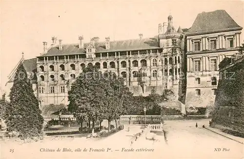 AK / Ansichtskarte Blois_41 Chateau Aile de Francois Ier facade exterieure 