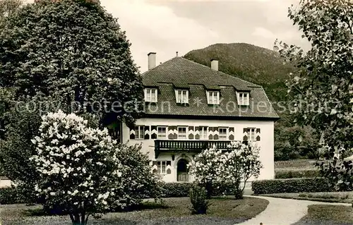 AK / Ansichtskarte Aschau_Chiemgau Schullandheim Stadt Wuerzburg Baumbluete Aschau Chiemgau