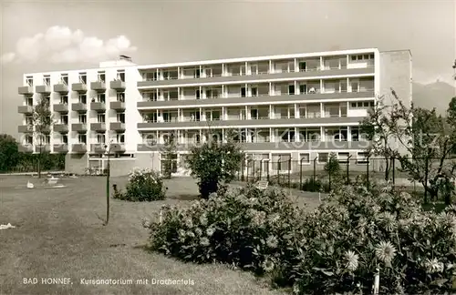 AK / Ansichtskarte Bad_Honnef Kursanatorium mit Drachenfels Bad_Honnef