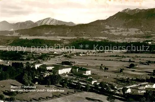 AK / Ansichtskarte Murnau_Staffelsee Hermann Schramm Unfallkrankenhaus Alpen Murnau_Staffelsee