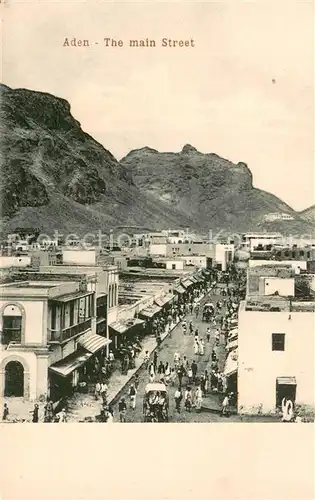 AK / Ansichtskarte Aden The Main Street Aden