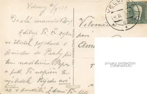 AK / Ansichtskarte Velvary Chrizinska Ulice Velvary