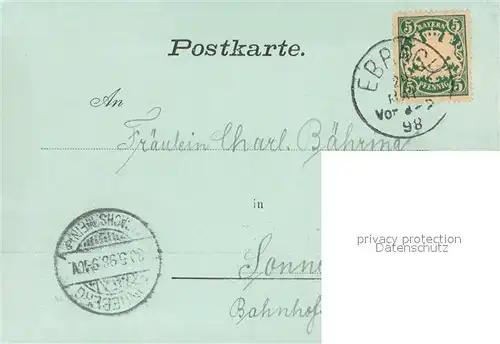 AK / Ansichtskarte Ebrach_Oberfranken Stadtansicht Ebrach Oberfranken