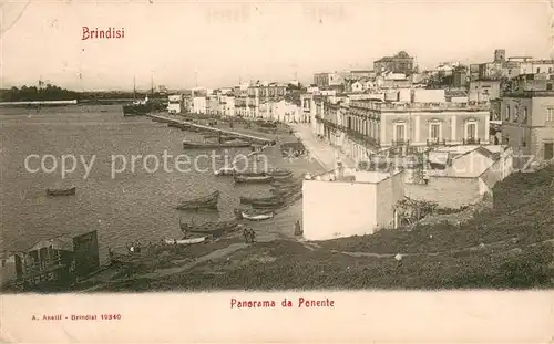 AK / Ansichtskarte Brindisi Panorama da Ponente Brindisi