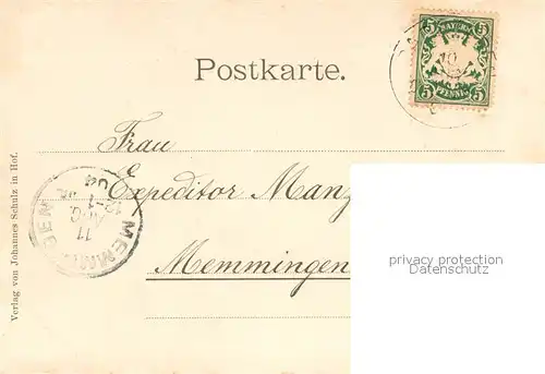 AK / Ansichtskarte Bad_Steben Villa Klare und Anna Humboldt Haus Kgl Kurhotel Bayr Hof Villa Luise Kgl Legierhaus Bergamt Bad_Steben