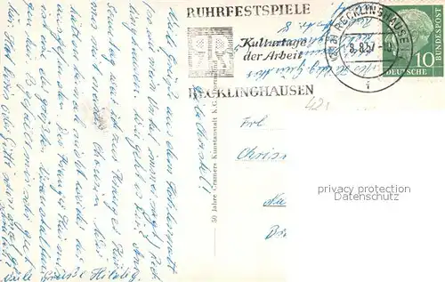 AK / Ansichtskarte Recklinghausen_Westfalen Neumarkt Recklinghausen_Westfalen