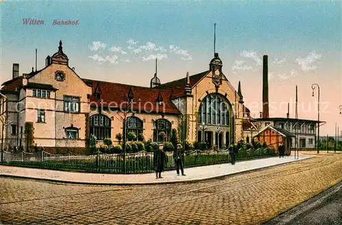 AK / Ansichtskarte Witten_Ruhr Bahnhof Witten Ruhr