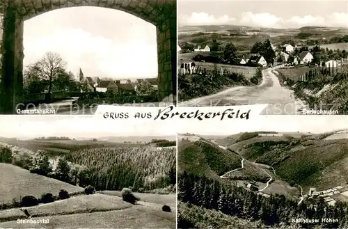 AK / Ansichtskarte Breckerfeld Gesamtansicht steinbachtal Kalthauser Hoehen Ehringhausen Breckerfeld