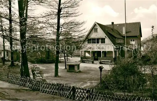 AK / Ansichtskarte Wengern_Ruhr Naturfreundehaus Eggeklause Aussenansicht 