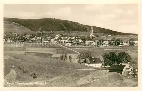 AK / Ansichtskarte Oberwiesenthal_Erzgebirge Gesamtansicht Oberwiesenthal Erzgebirge