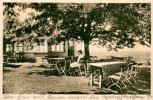 AK / Ansichtskarte Volmarstein Restaurant Zur schoenen Aussicht Terrasse Volmarstein