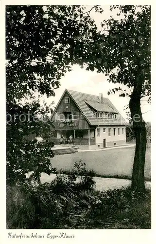 AK / Ansichtskarte Wengern_Ruhr Natrufreundehaus Egge Klause Aussenansicht 