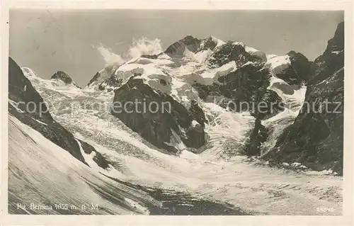 AK / Ansichtskarte Piz_Bernina Gebirgspanorama Gletscher Piz_Bernina