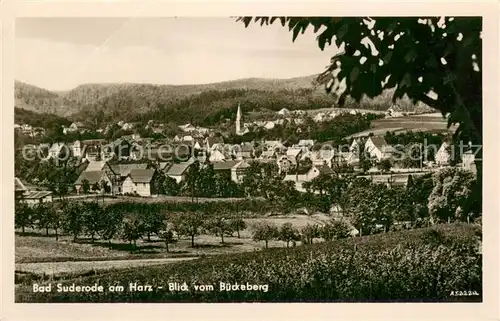 AK / Ansichtskarte Bad_Suderode Panorama Blick vom Bueckeberg Bad_Suderode