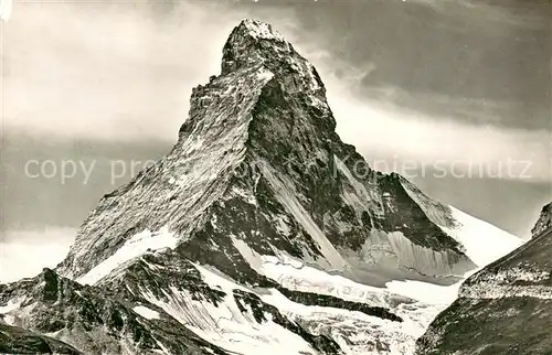 AK / Ansichtskarte Zermatt_VS Matterhorn Walliser Alpen Zermatt_VS