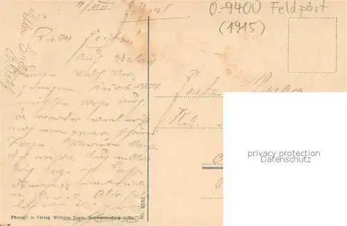 AK / Ansichtskarte Aue_Erzgebirge Koenig Albertbruecke Feldpost Aue_Erzgebirge