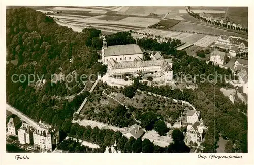 AK / Ansichtskarte Fulda Franziskanerkloster Original Fliegeraufnahme Fulda