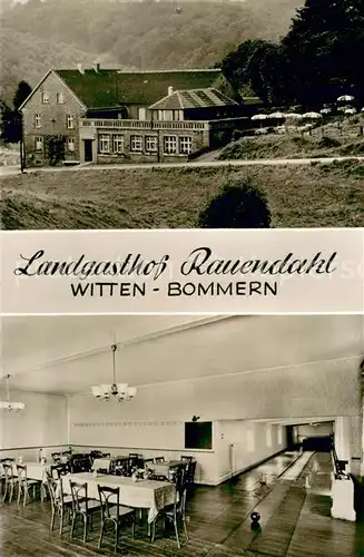 AK / Ansichtskarte Bommern Landgasthof Rauendahl Innen und Aussen Bommern