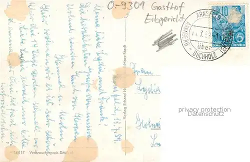 AK / Ansichtskarte Arnsfeld Gasthof Erbgericht Arnsfeld