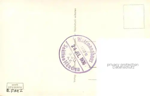 AK / Ansichtskarte Berchtesgaden Panorama Blick vom Watzmannhaus Untersberg Alpenpanorama Berchtesgaden