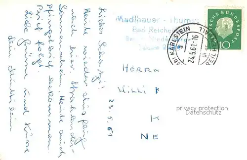 AK / Ansichtskarte Bad_Reichenhall Madlbauer am Thumsee Alpengasthof Panorama Alpen Bad_Reichenhall