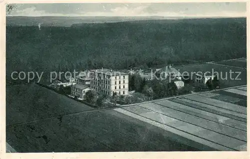 AK / Ansichtskarte Werdau_Sachsen Fliegeraufnahme Erholungsheim Teichwolframsdorf Werdau Sachsen