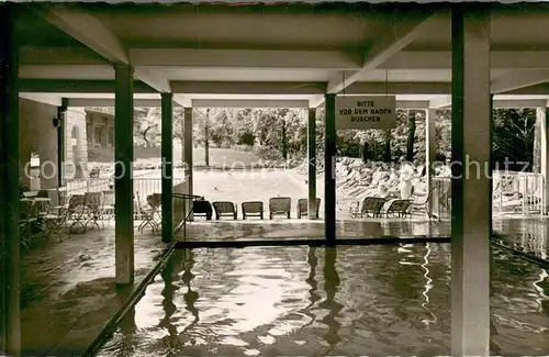AK / Ansichtskarte Badenweiler Markgrafenbad Schwimmbad Badenweiler