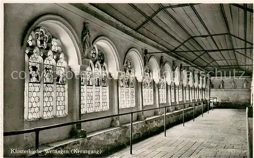 AK / Ansichtskarte Wettingen_AG Kreuzgang Klosterkirche Wettingen AG