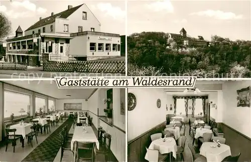 AK / Ansichtskarte Witten Annen Gaststaette am Waldesrand Innen  und Aussenansichten Witten Annen