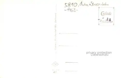 AK / Ansichtskarte Witten_Ruhr Markt mit Rathaus und Johanniskirche u. Strassenbahn Witten Ruhr