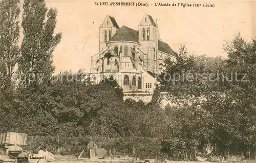 AK / Ansichtskarte Saint Leu d_Esserent Abside de l Eglise XIIe siecle Saint Leu d_Esserent