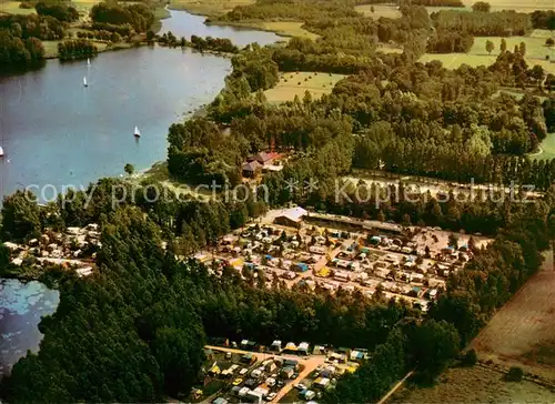 AK / Ansichtskarte Leuth Fliegeraufnahme Strandrestaurant De Witt See Leuth