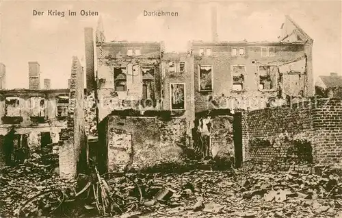 AK / Ansichtskarte Darkehmen_Angerapp_Osjorsk_Oblast_Kaliningrad Der Krieg im Osten 