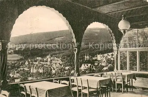 AK / Ansichtskarte Bad_Flinsberg_Swieradow_Zdroj Blick vom Waldfrieden Bad_Flinsberg