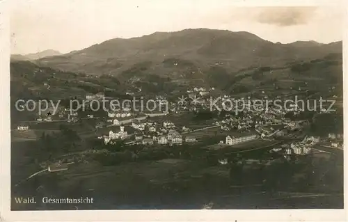 AK / Ansichtskarte Wald_ZH Fliegeraufnahme Wald_ZH