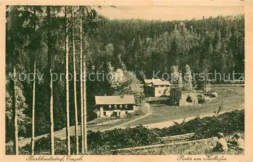 AK / Ansichtskarte Burkhardtsdorf Partie am Kalkofen Burkhardtsdorf