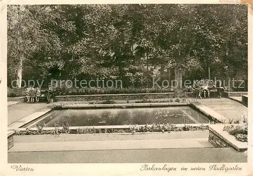 AK / Ansichtskarte Viersen Parkanlage im Stadtgarten Viersen