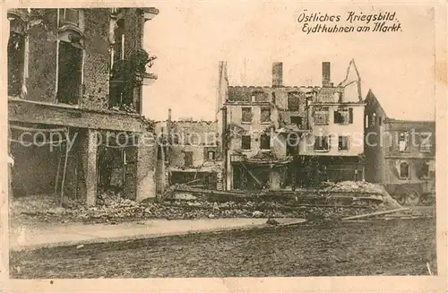 AK / Ansichtskarte Eydtkuhnen_Ostpreussen_ Tschernyschewskoje_Russia oestlicher Kriegsschauplatz 