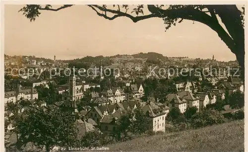 AK / Ansichtskarte Linsebuehl_St_Gallen Fliegeraufnahme Linsebuehl_St_Gallen