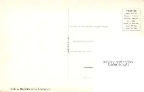 AK / Ansichtskarte Andermatt_UR Dorfstrasse 