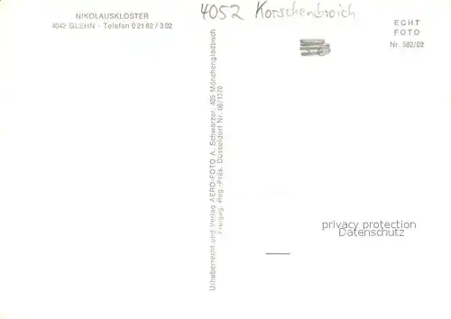 AK / Ansichtskarte Korschenbroich Nikolauskloster Korschenbroich