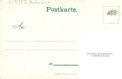 AK / Ansichtskarte Hohnstein_Saechsische_Schweiz Polenzthal Hausansicht Hohnstein_Saechsische